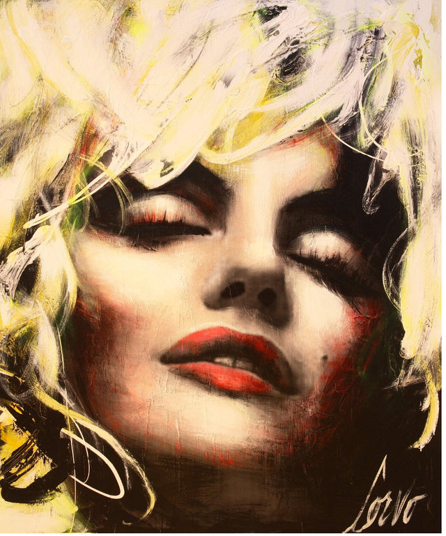 Crystal-Plexiglass Print "Inspiration Marilyn"