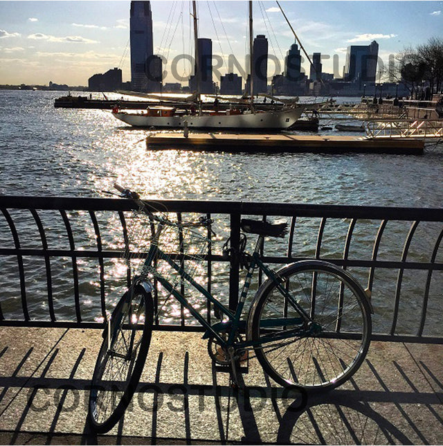 MY BIKE AND SUNSET